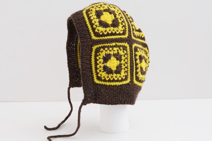 DARUMA 限量材料包 - 鉤針拼花連帽|超值影音材料包 - 鉤針拼花連帽材料包 B(黃)|不含織圖