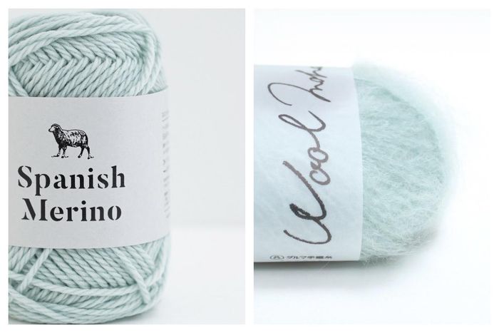 ざっくりクロッシェキャップ|粗針編織溫暖帽|超值影音材料包 - 粗針編織溫暖帽E(粉藍)材料包 |不含織圖