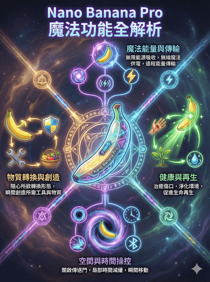 Nano Banana Pro 魔法功能全解析