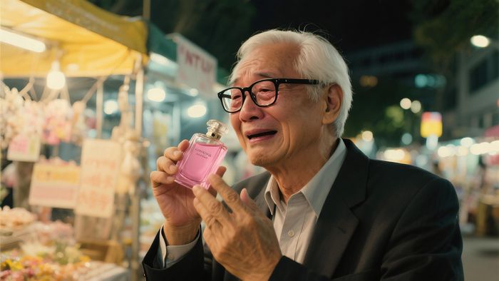 一位奇怪的老先生，每次都買同一款香水