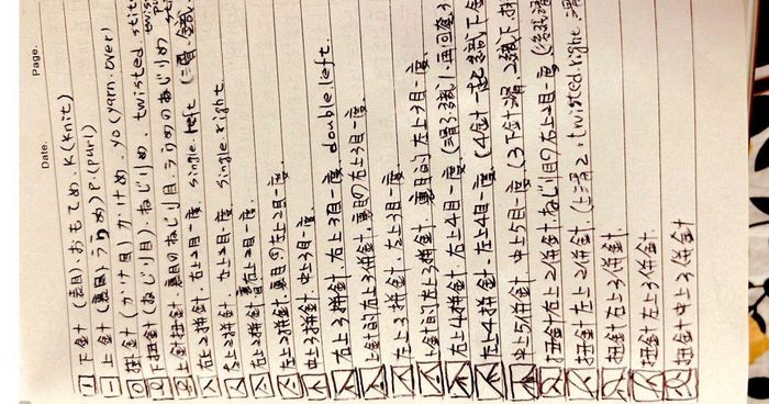 凡凡｜棒針100學習筆記