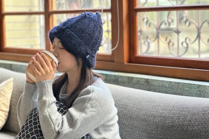 🇯🇵日本粗針編織溫暖蝴蝶結帽🎀