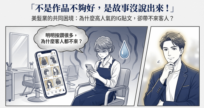 不是作品不夠好，而是故事沒有說出來：美髮業為什麼需要故事行銷？