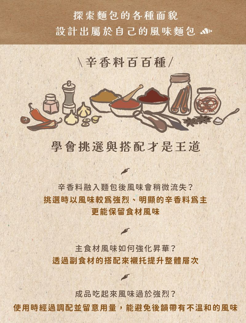 辛香料搭配