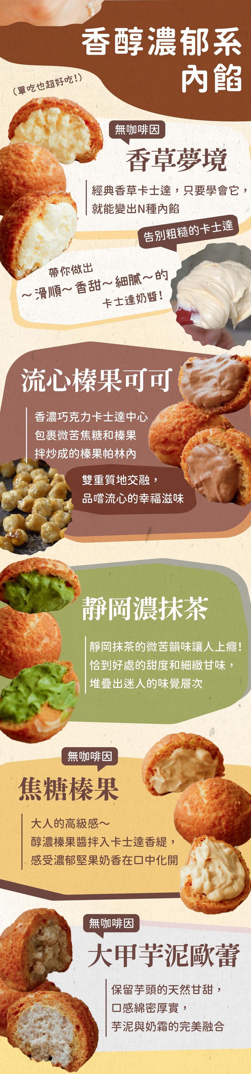 香醇濃郁內餡