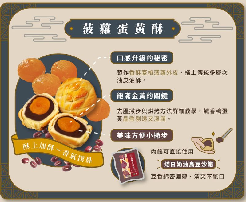 菠蘿蛋黃酥