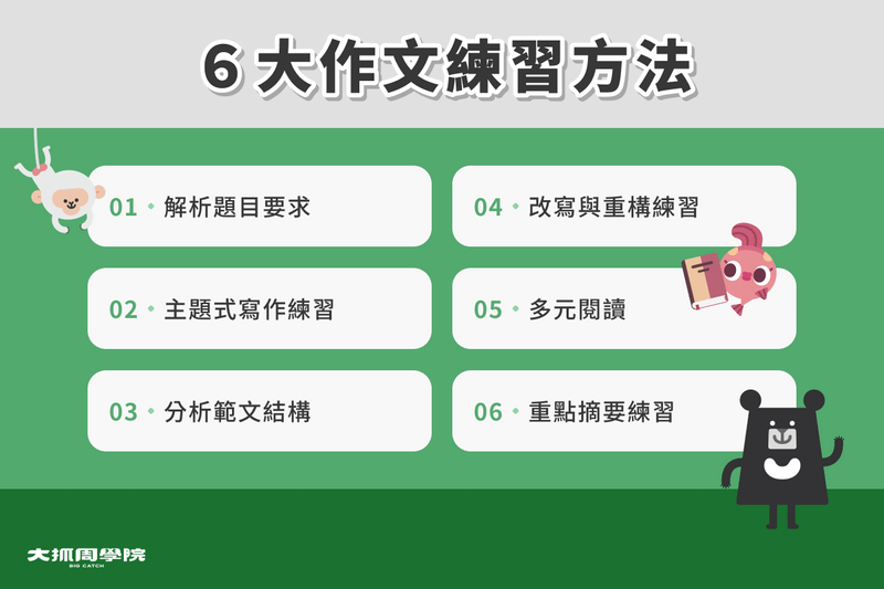 6 大作文練習方法