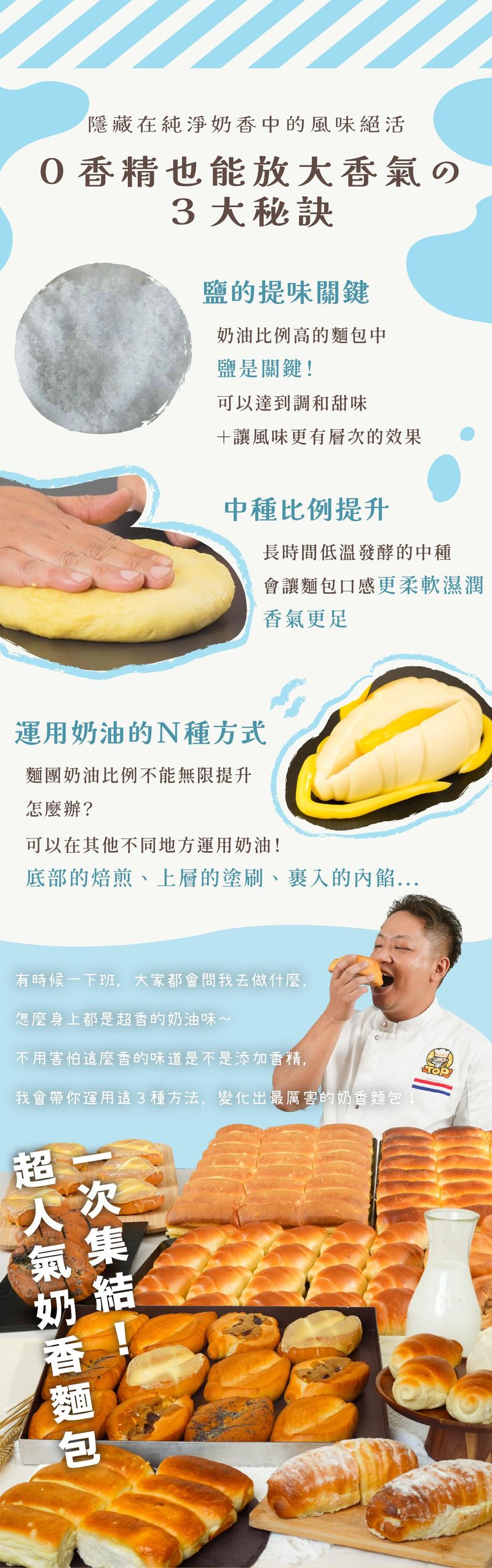 奶香麵包製作關鍵